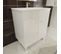 Meuble Salle De Bain Sur Pieds Ecoline 70 Cm - Blanc Brillant