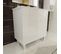 Meuble Salle De Bain Sur Pieds Ecoline 80 Cm - Blanc Brillant