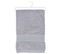 Lot De 2 Draps De Bain En Coton Taupe Tissu Éponge 100 X 150 Cm