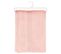 Lot De 2 Draps De Bain En Coton Rose Tissu Éponge 70 X 130 Cm