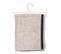 Lot De 2 Draps De Bain En Coton Beige Lin Tissu Éponge 70 X 130 Cm