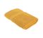 Lot De 2 Draps De Bain Tissu Éponge 100% Coton Jaune Moutarde 70 X 130 Cm