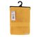 Lot De 2 Draps De Bain Tissu Éponge 100% Coton Jaune Moutarde 70 X 130 Cm