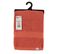 Lot De 2 Draps De Bain Tissu Éponge 100% Coton Terracotta 70 X 130 Cm