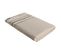 Lot De 2 Draps De Bain 100% Coton Bicolore Beige Et Noir 70 X 130 Cm