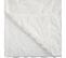 Lot De 2 Serviettes De Toilette En Coton Blanc Tissu Jacquard 30 X 50 Cm