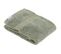 Lot De 2 Serviettes De Toilette Tissu Éponge 100% Coton Vert Kaki 30 X 50 Cm