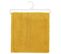 Lot De 2 Serviettes De Toilette En Coton Jaune Ocre Tissu Éponge 50 X 90 Cm