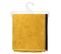 Lot De 2 Serviettes De Toilette En Coton Jaune Ocre Tissu Éponge 50 X 90 Cm