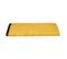 Lot De 2 Serviettes De Toilette En Coton Jaune Ocre Tissu Éponge 50 X 90 Cm