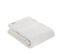 Lot De 2 Serviettes De Toilette Tissu Éponge 100% Coton Blanc 50 X 90 Cm