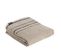 Lot De 2 Serviettes De Toilette 100% Coton Bicolore Beige Et Noir 50 X 90 Cm