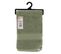 Lot De 2 Draps De Bain Tissu Éponge 100% Coton Vert Kaki 90 X 150 Cm