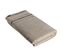 Lot De 2 Draps De Bain 100% Coton Bicolore Beige Et Noir 90 X 150 Cm