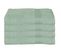 Lot De 4 Draps De Bain En Coton Vert Céladon Tissu Éponge 70 X 130 Cm