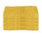 Lot De 4 Serviettes De Toilette En Coton Jaune Ocre Tissu Éponge 30 X 50 Cm