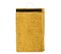 Lot De 4 Serviettes De Toilette En Coton Jaune Ocre Tissu Éponge 30 X 50 Cm