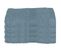 Lot De 4 Serviettes De Toilette En Coton Bleu Orage Tissu Éponge 30 X 50 Cm