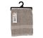 Lot De 4 Serviettes De Toilette Tissu Éponge 100% Coton Taupe 50 X 90 Cm