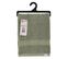 Lot De 4 Serviettes De Toilette Tissu Éponge 100% Coton Vert Kaki 50 X 90 Cm