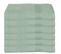 Lot De 6 Draps De Bain En Coton Vert Céladon Tissu Éponge 70 X 130 Cm