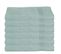 Lot De 6 Draps De Bain En Coton Vert Givré Tissu Éponge 70 X 130 Cm