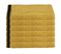 Lot De 6 Serviettes De Toilette En Coton Jaune Ocre Tissu Éponge 30 X 50 Cm