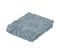 Lot De 6 Serviettes De Toilette En Coton Bleu Tissu Jacquard 30 X 50 Cm