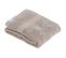 Lot De 6 Serviettes De Toilette Tissu Éponge 100% Coton Taupe 30 X 50 Cm