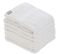 Lot De 6 Serviettes De Toilette Tissu Éponge 100% Coton Blanc 30 X 50 Cm