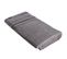 Lot De 6 Draps De Bain 100% Coton Bicolore Gris Et Noir 90 X 150 Cm