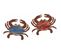 Crabes Rouge Et Bleu Déco Murale (lot De 2)