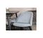 Chaise En Acier Et Velours Côtelé Gris Clair Velvet (lot De 2)