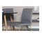 Chaise En Acier Imitation Bois Et Gris Mace (lot De 2)