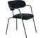 Fauteuil En Acier Et Velours Arrow (lot De 2)