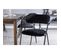 Fauteuil En Acier Et Velours Arrow (lot De 2)