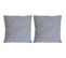 Coussin En Coton Coloré Salsa 45 Cm (lot De 2) Gris Clair