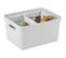 Boite De Rangement Sigma Home Box 32 L (lot De 3) Blanc