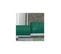 Canisse En Pvc Vert Double Face Qualité + (lot De 6)