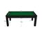 Billard Convertible Table 8 Personnes Arizona + Pack D'accessoires Noir Boisé Et Vert (tapis)