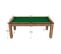 Billard Convertible Table 8 Personnes Arizona + Pack D'accessoires Hêtre Boisé Et Vert (tapis)