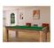 Billard Convertible Table 8 Personnes Arizona + Plateau Dinatoire Hêtre Boisé Et Vert (tapis)