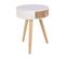 Chevet En Bois Scandinave Nora (lot De 2) Blanc