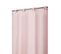 Rideau 200 X 270 Cm à Galon Fronceur Grande Largeur Chiné Effet Lin Naturel Rose