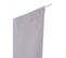 Vitrage Occultant 80 X 160 Cm Passe Tringle Uni Gris Galet