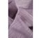 Rideau 140 X 280 Cm à Oeillets Grande Hauteur Mat Trame Effet Pointillés Violet