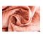 Rideau 140 X 240 Cm à Oeillets Tamisant Jacquard Motif Coquille Effet Naturel Rose Corail