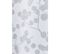 Vitrage 60 X 120 Cm Passe Tringle Uni Imprimé Feuillage Blanc Gris