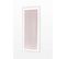 Vitrage 45 X 150 Cm Passe Tringle Effet Lin Uni Rose Clair