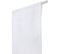 Vitrage 60 X 160 Cm Passe Tringle Effet Lin Grosse Trame Uni Blanc